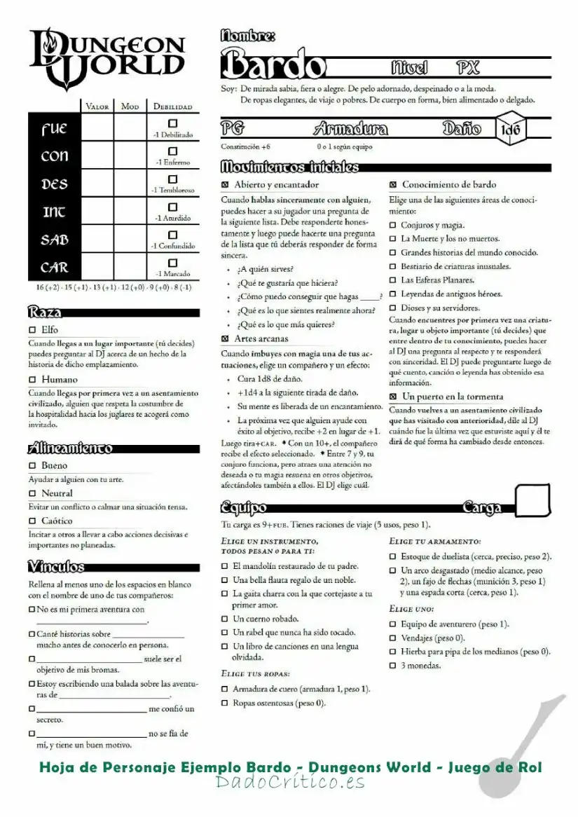 Hoja personaje ejemplo-dungeon world